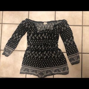 Off the shoulders romper